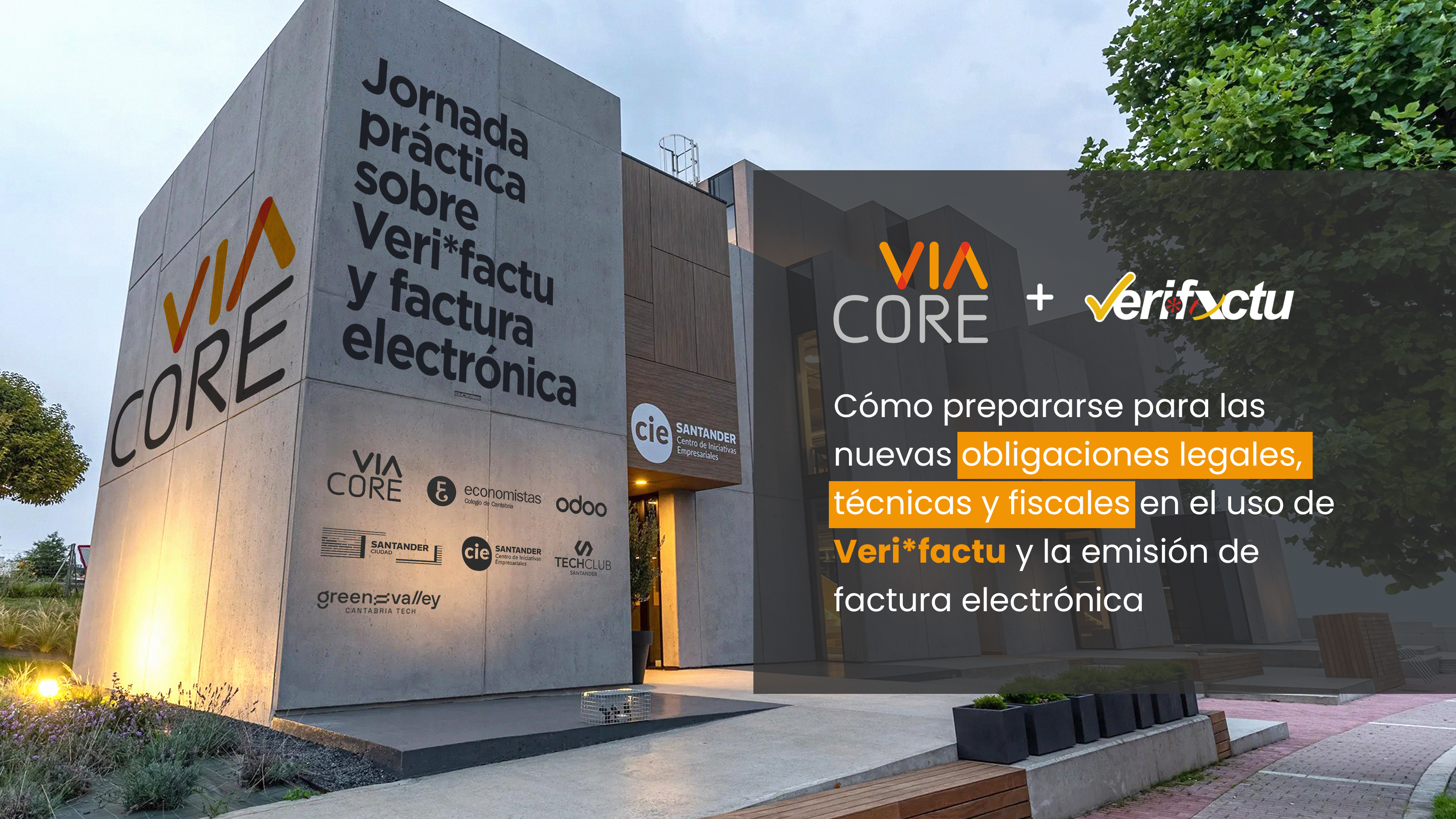 Verifactu con Odoo en CIE Santander – Viacore
